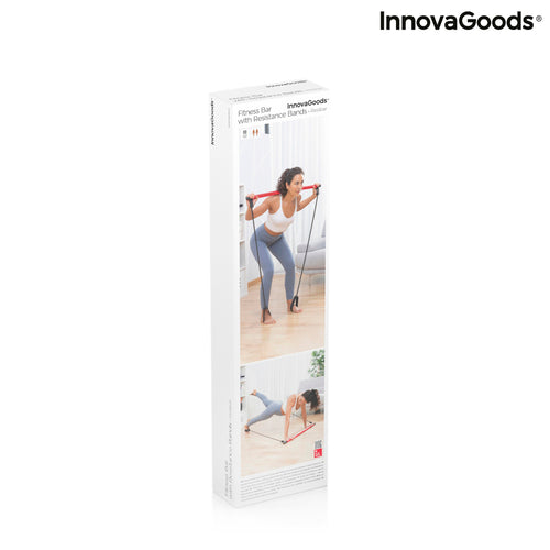 Resibar Fitness Bar with Resistance Bands | Full-Body Home Workout