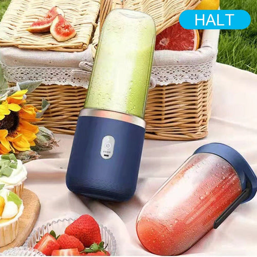 Portable USB Rechargeable Juice Blender | 400ml 6-Blade