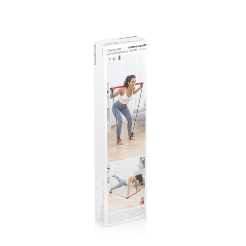 Resibar Fitness Bar with Resistance Bands | Full-Body Home Workout