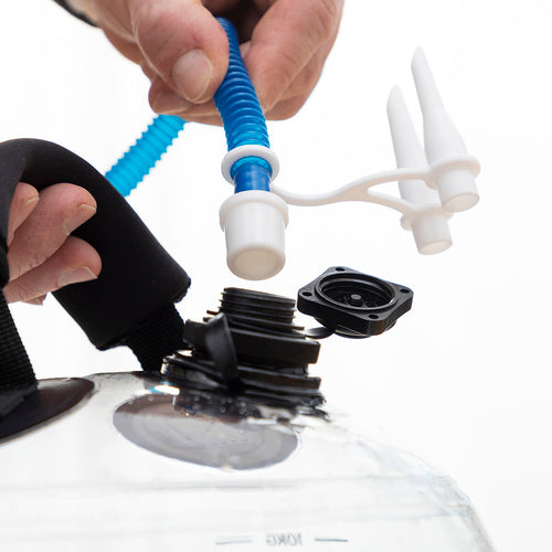 Fibell Water-filled Inflatable Kettlebell | Adjustable 2–10kg with Exercise Guide